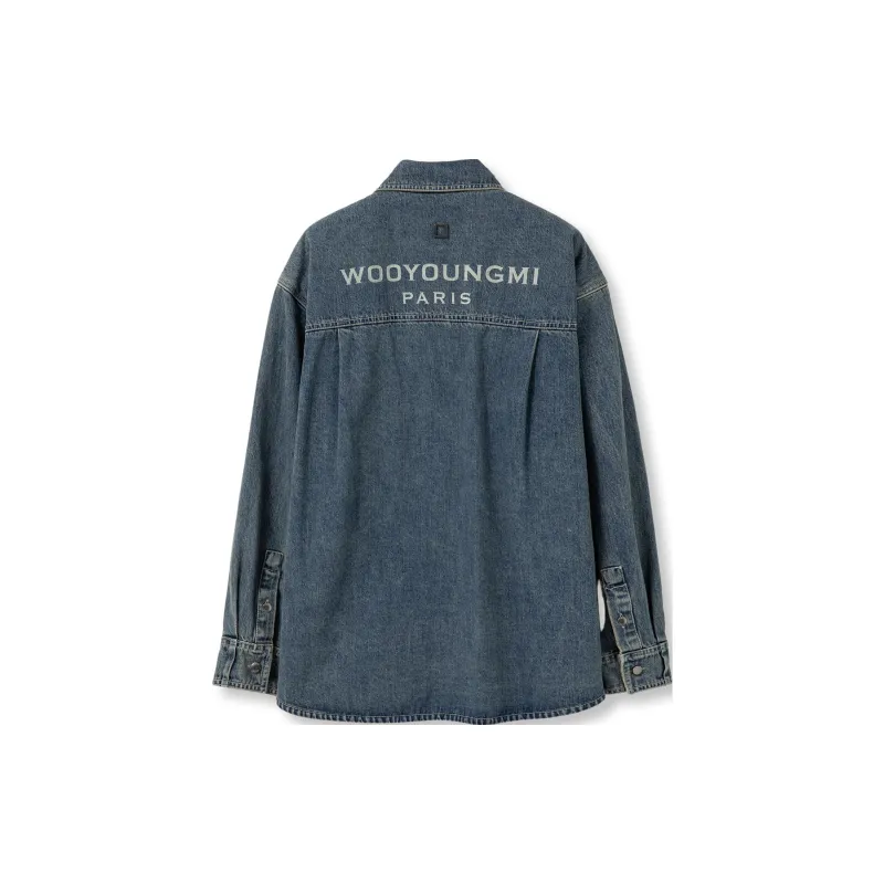 WOOYOUNGMI Denim Jacket Men's Blue-1