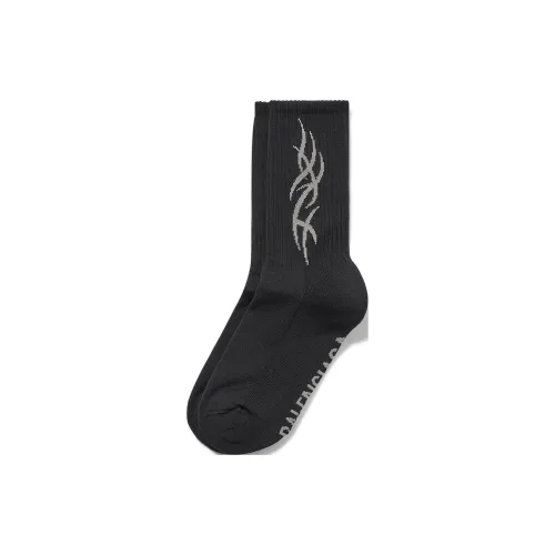 Balenciaga FW24 Mid-Calf Socks Men's 1 Pack Black