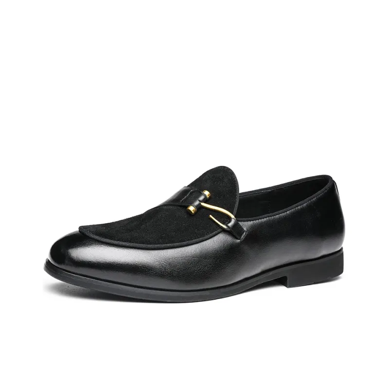 FAPAI Lazy Slip on Casual Shoes Men's Black-0