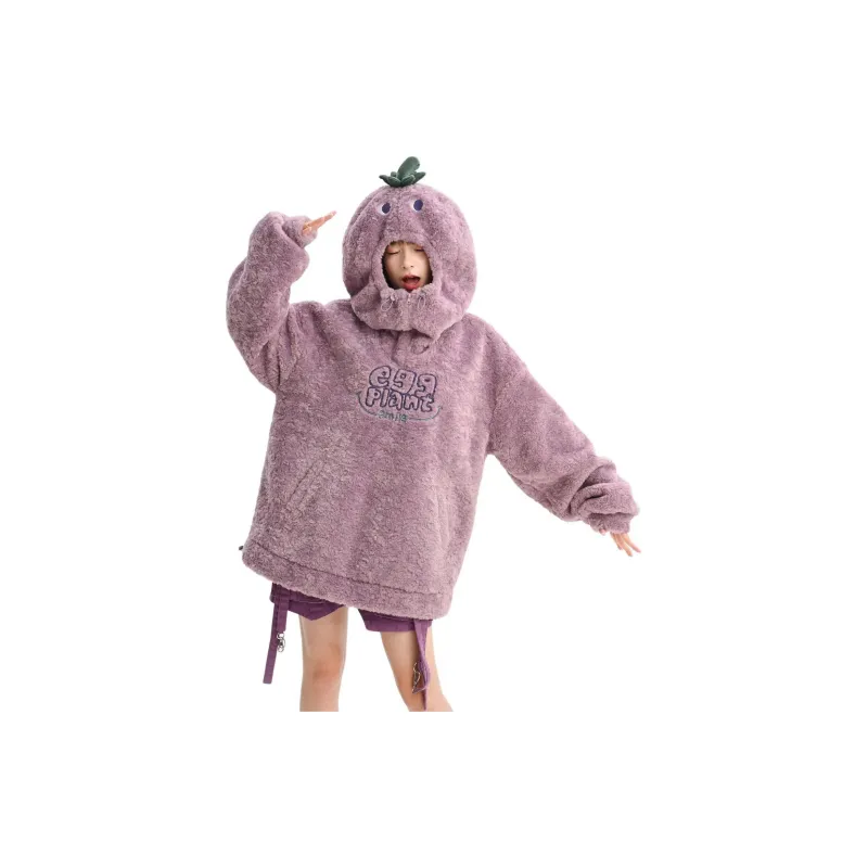 Snbl Eggplant Round Sweatshirt Women's Purple-6