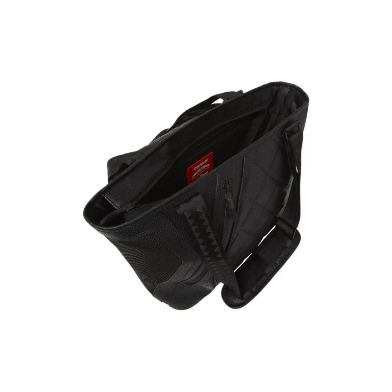 SPRAYGROUND Artificial Leather Tote Bag Shopping Bag Shoulder Bag Handbag Unisex Black-3