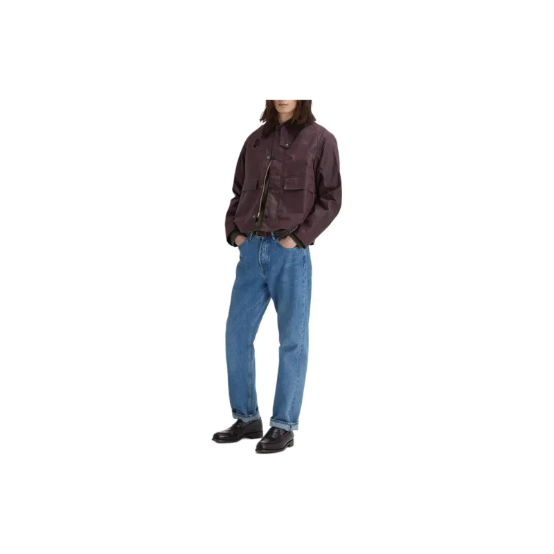 BARBOUR FW24 Jackets Coats Men's Bordeaux Red-1