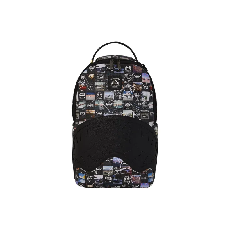 SPRAYGROUND Porsche Collaboration PVC Backpack Unisex Black-0