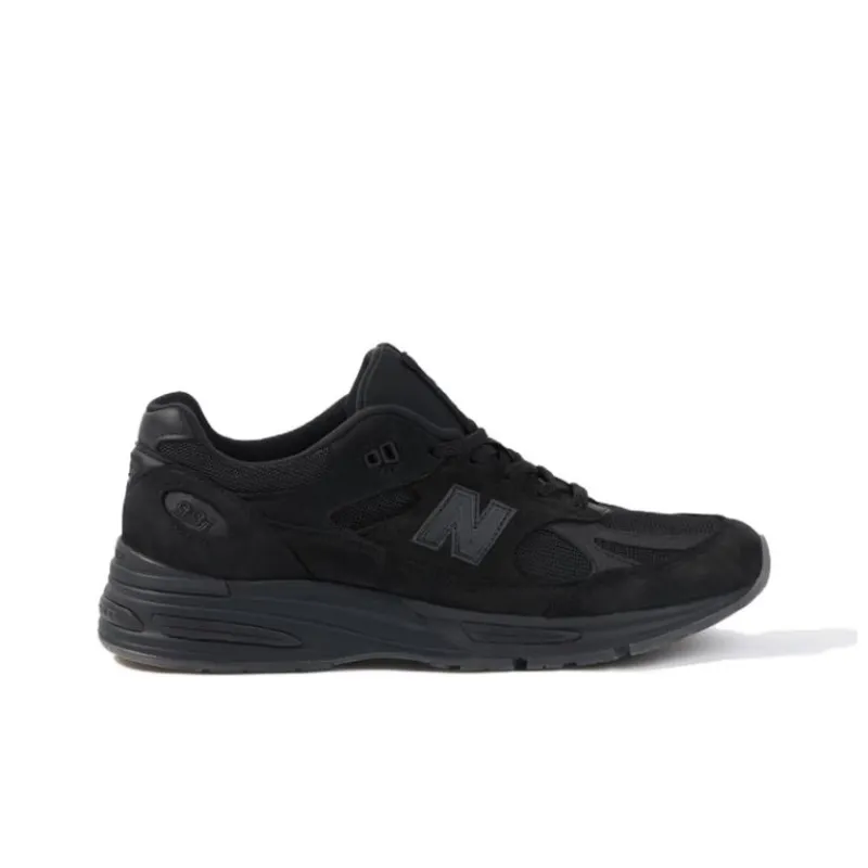 New Balance 991v2 MiUK Stone Island Ghost Pack Black-1