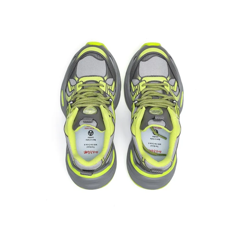 Acupuncture Low-Top Chunky Sneakers Unisex Nightlight Silver-11