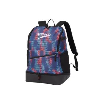 Speedo Polyester Backpack Unisex Blue & Red