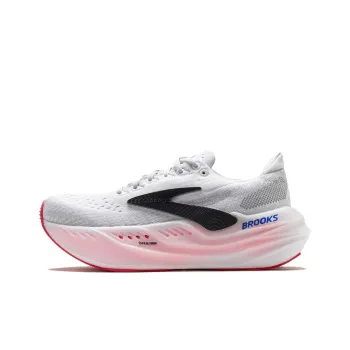 Brooks Anti Slip Wear Resistant Low Top Running Shoes Women's White Black Pink