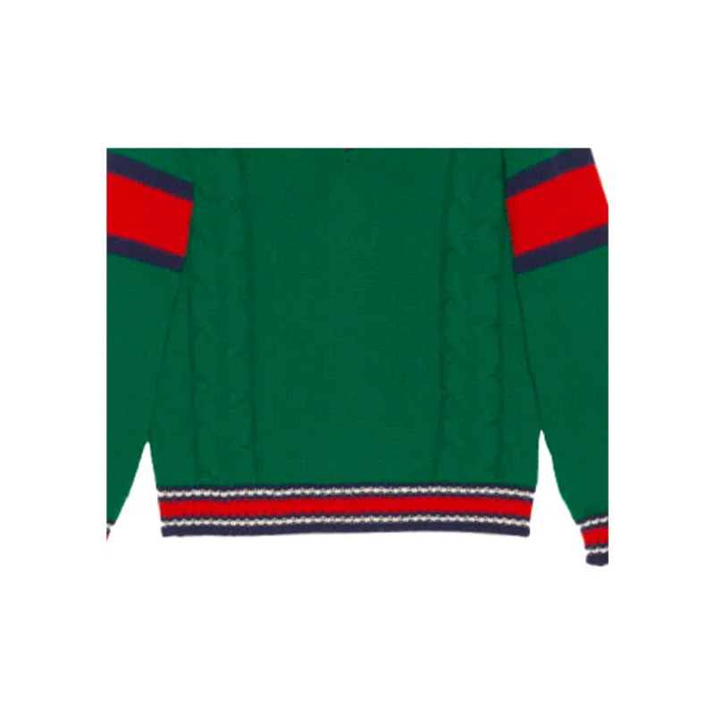 GUCCI Sweaters Men Green-5