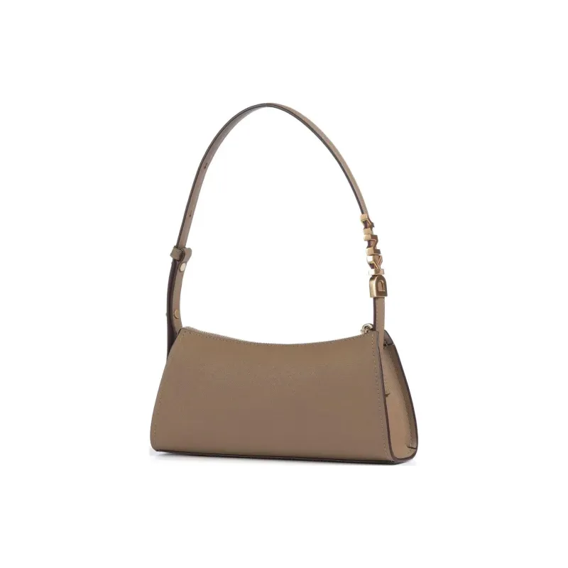 DKNY Cow Leather One Shoulder Handbags Women's Light Brown-1