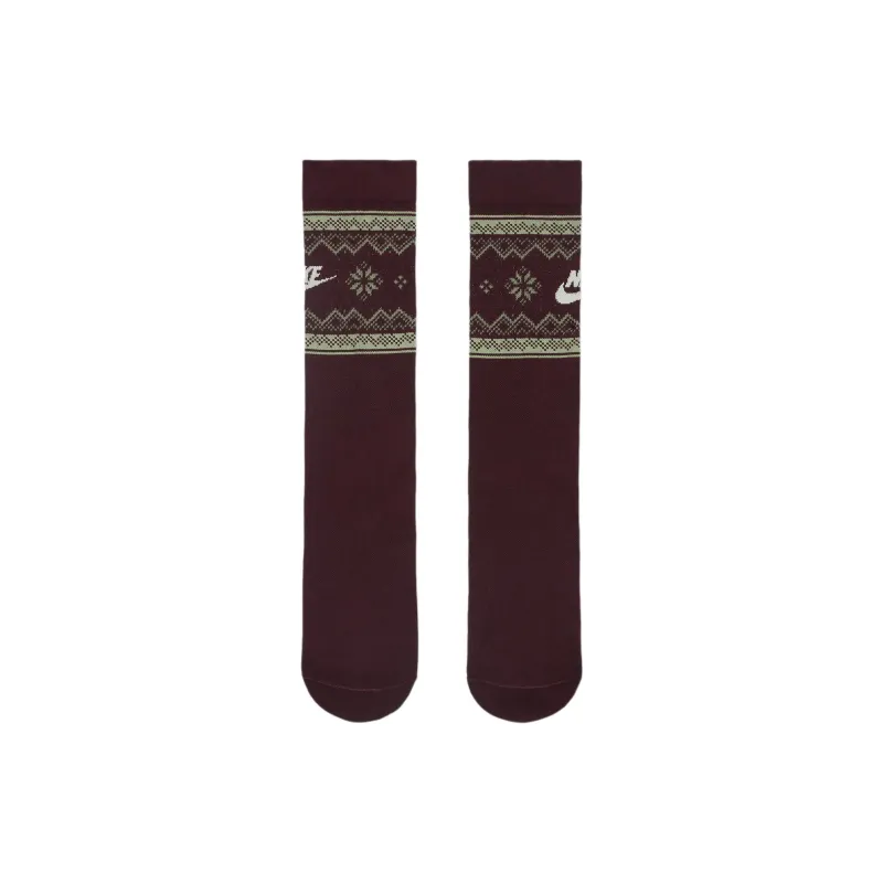 Nike Everyday Essentials Fair Isle Crew Socks 1 Pair-1