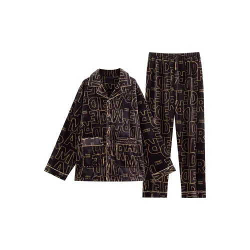 UAVAE Pajama Set Womens Apricot