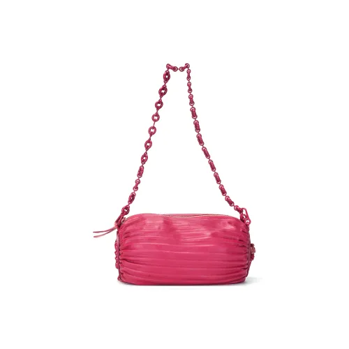 LOEWE Bracelet Pouch In Pleated Nappa Ruby Red Glaze