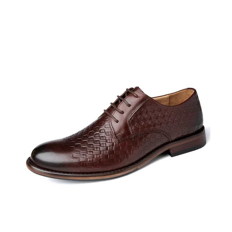 XIMO BULL Dress Shoes Men Low Top Black-7