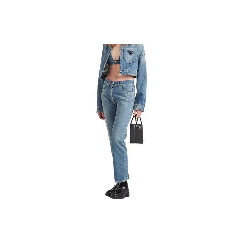 PRADA Low rise Organic denim Jeans-2