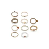 Beige Khaki Ten-Piece Set Combination
