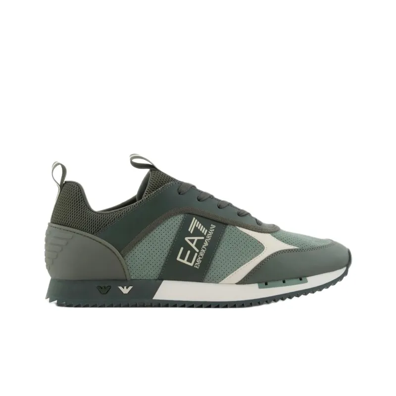 EMPORIO ARMANI EA7 Low Top Casual Shoes Unisex Green-1