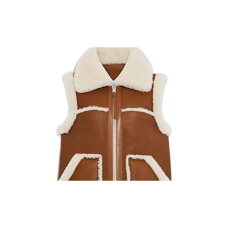 COACH Vests Women's Brown-4