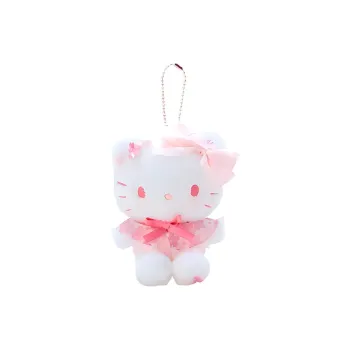 Sanrio Hello Kitty Cherry Blossom Compatible For Above 3 Years Old Audience Dolls Plush Pendant 11.4cm Height