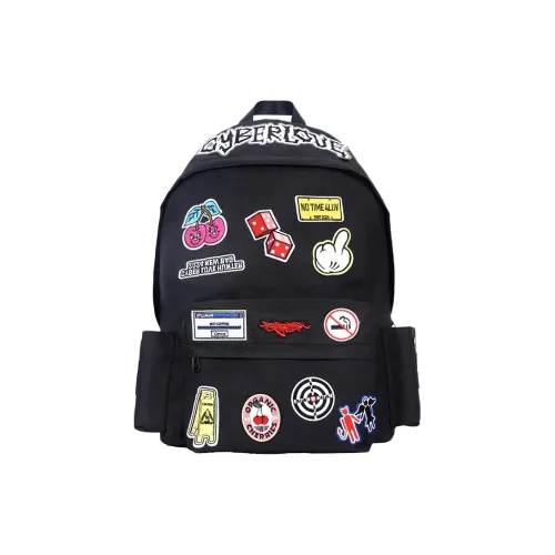CYBERLOVE HUNTER Fabric Backpack Unisex Black