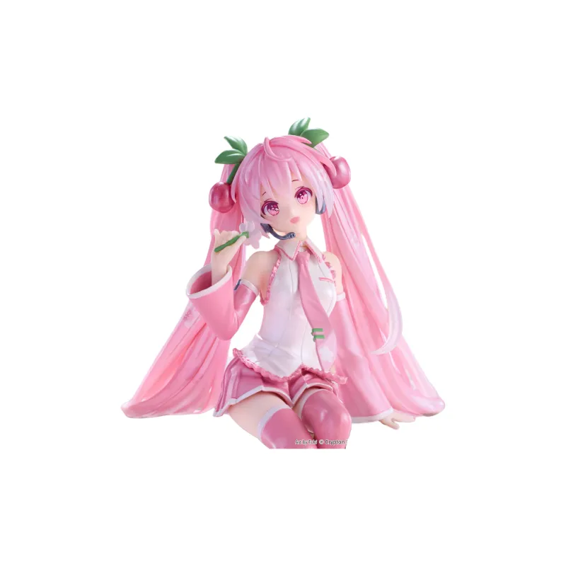 FURYU Hatsune Miku, Pressed Noodles, Cherry Blossom Future 2024 Pearlescent Ver. Bonus Gifts-1