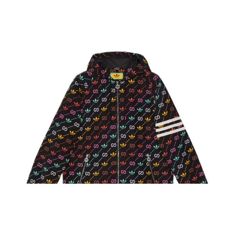 GUCCI X Adidas Gg Trefoil Stripe Jacket-4