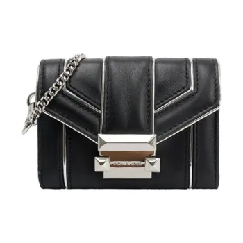 MICHAEL KORS Leather 3-in-1 Handbag Shoulder Bag Crossbody Bag Coin Purse Mini Women's Black