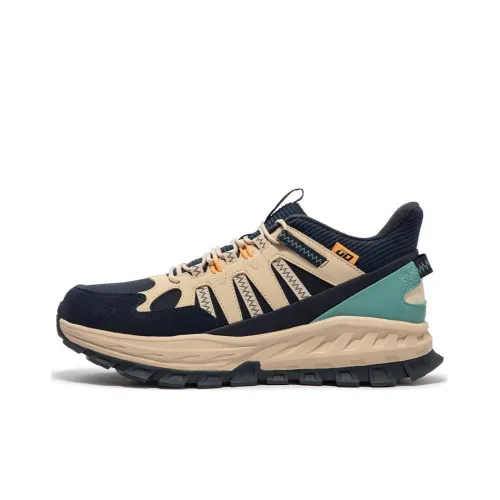 361° Slip-Resistant Warm Low-Top Outdoor Shoes Men's Beige Blue