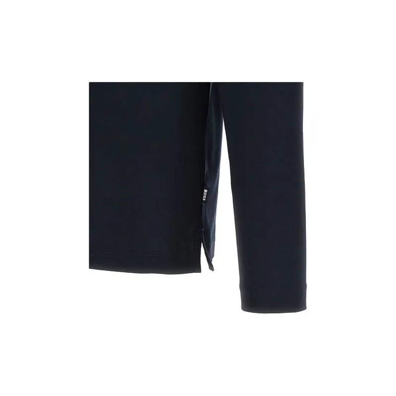 HUGO BOSS Logo patch Cotton Polo Shirt-5