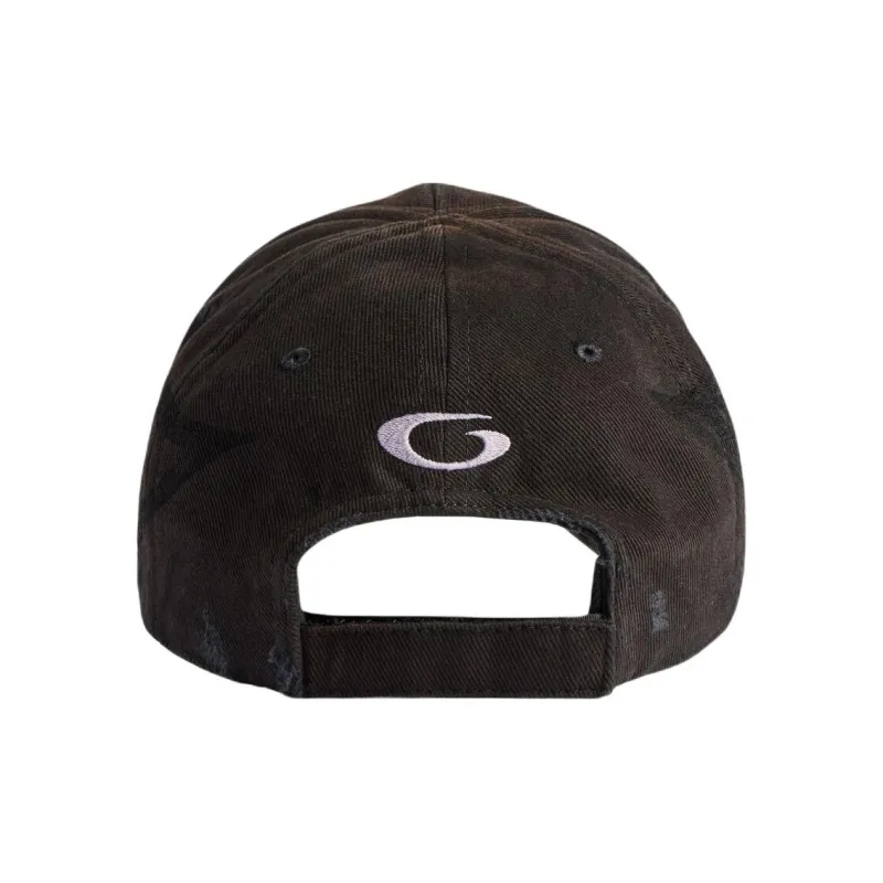 Balenciaga Cotton Baseball Caps Women's Brown-4