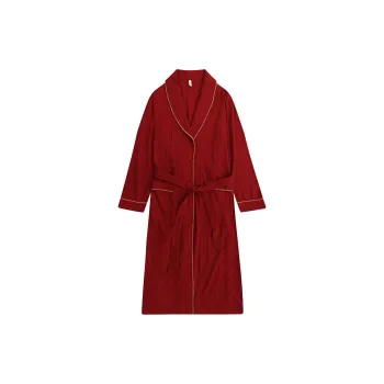 DanceBees Pajama Robe Women's Burgundy