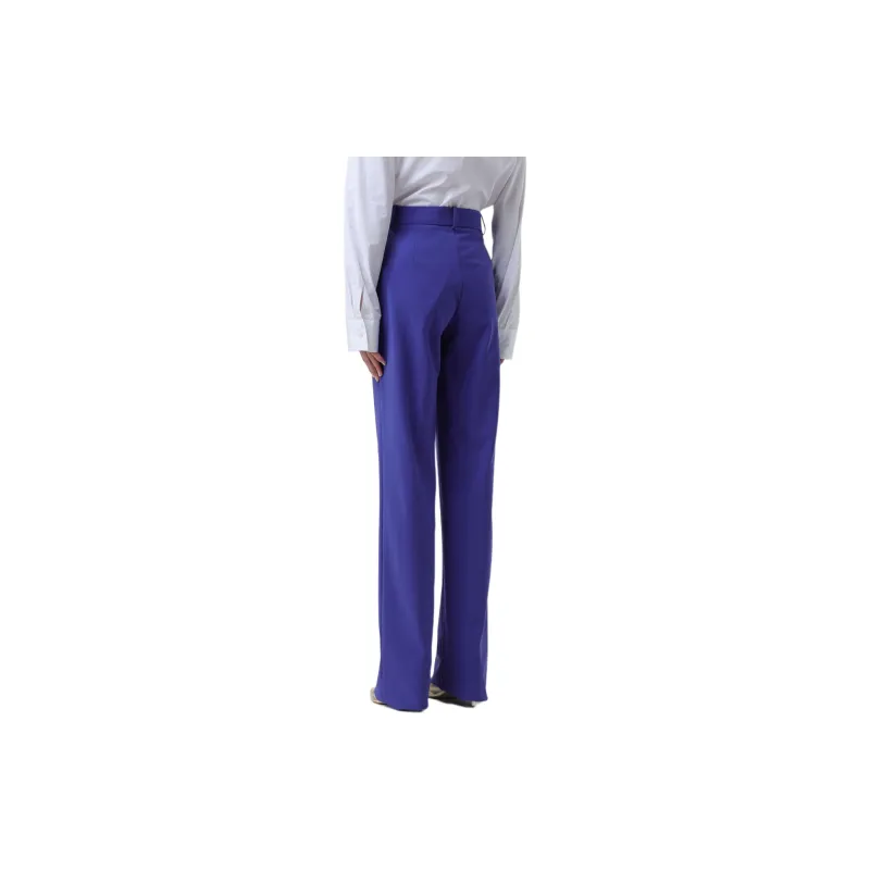 Elisabetta Franchi Logo Charm Straight Leg Pants-1