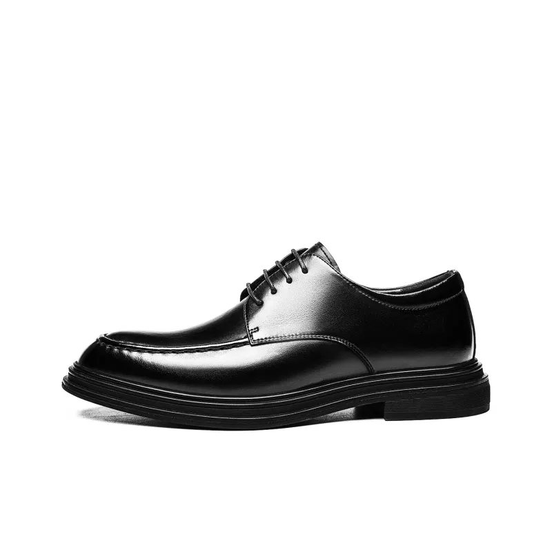 CHINT Dress Shoes Men Low Top Black-0