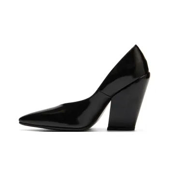 Onitsuka Tiger Chunky Heel High Heels Women's Black