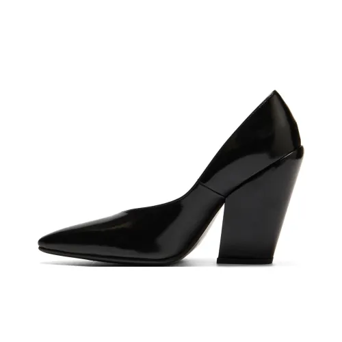 Onitsuka Tiger Chunky Heel High Heels Women's Black