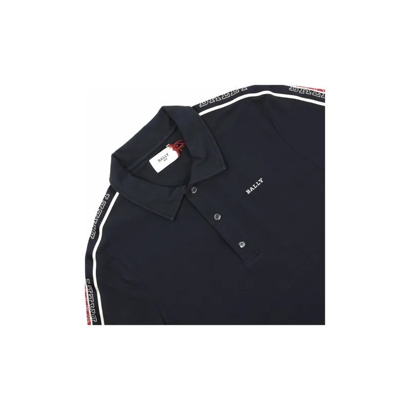 BALLY SS24 Polo Shirt Men Black-2