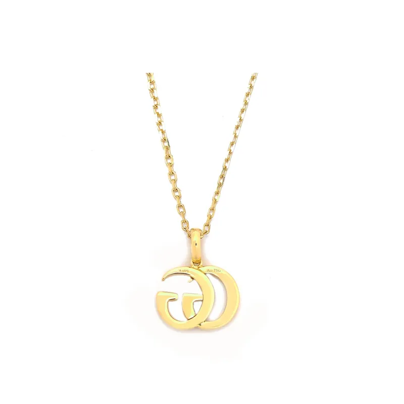 GUCCI 18K Gold Necklaces Women's-2