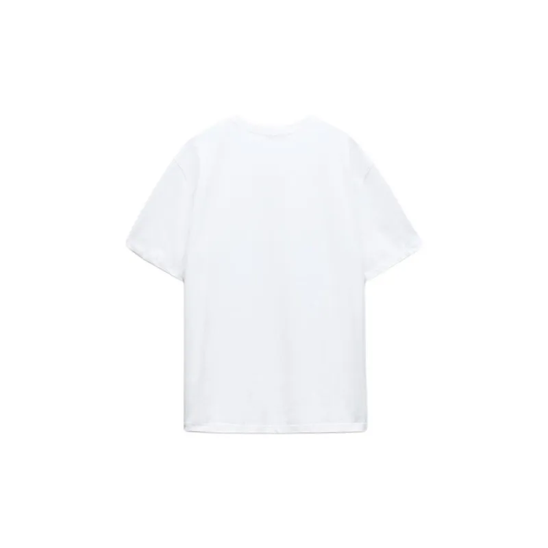 ZARA T-Shirts Women's Silver-1