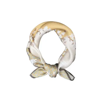 RX UVCUT Silk Scarves Unisex
