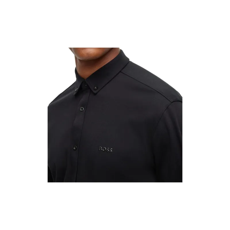 HUGO BOSS Shirts Men Black-5