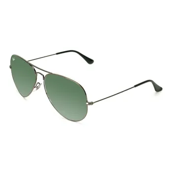 RayBan Alloy Metal Aviator Sunglasses Unisex Gunmetal