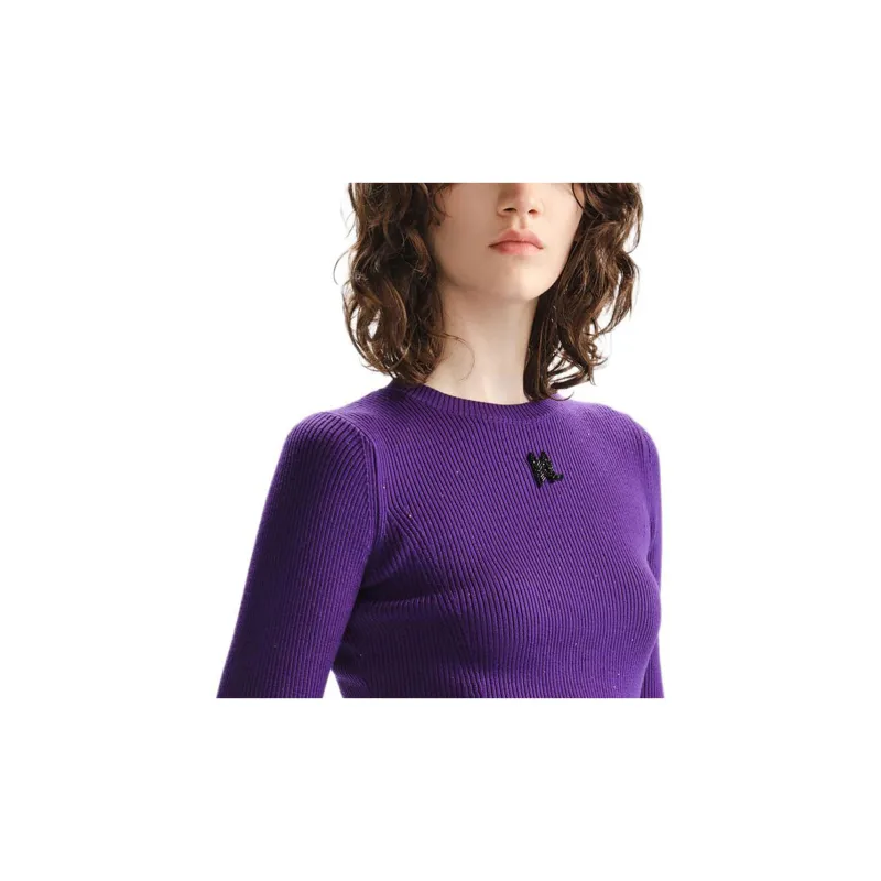 KARL LAGERFELD FW23 Sweater Women's Purple-4