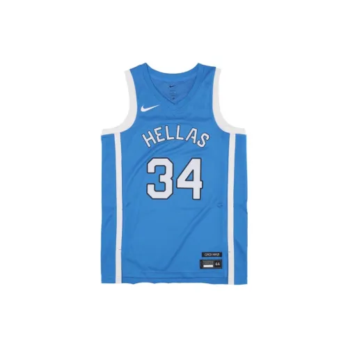 Nike Giannis Antetokounmpo Basketball Jerseys Men Blue