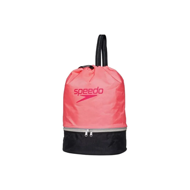 Speedo Polyester Backpack Unisex Pink & Black-0