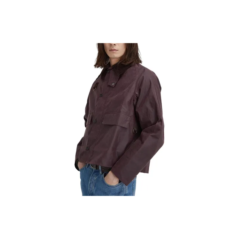BARBOUR FW24 Jackets Coats Men's Bordeaux Red-5