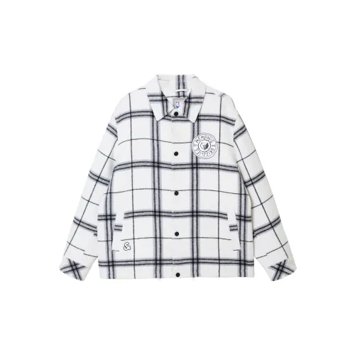 JACK JONES· x NBA Coats Men's Milk White