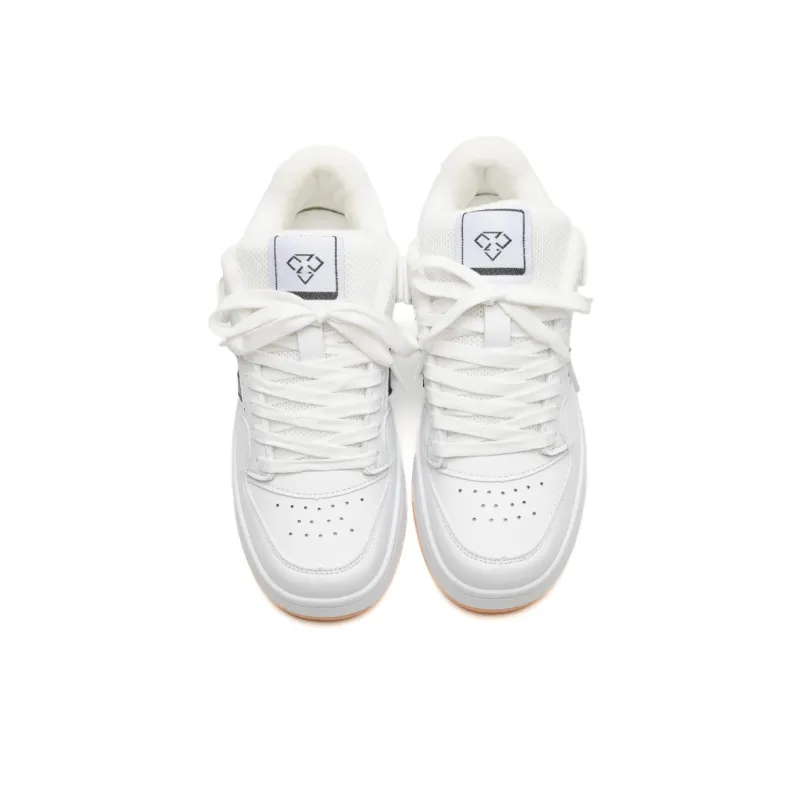 CHERRY&KALIKA Slip Resistant, Abrasion Resistant, Lightweight, Height Increasing Low Top Skateboard Shoes Unisex-9