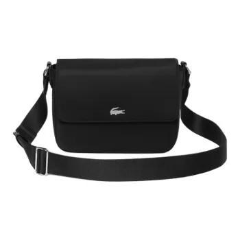 LACOSTE Nylon Shoulder Bag Crossbody Bag Men's Black