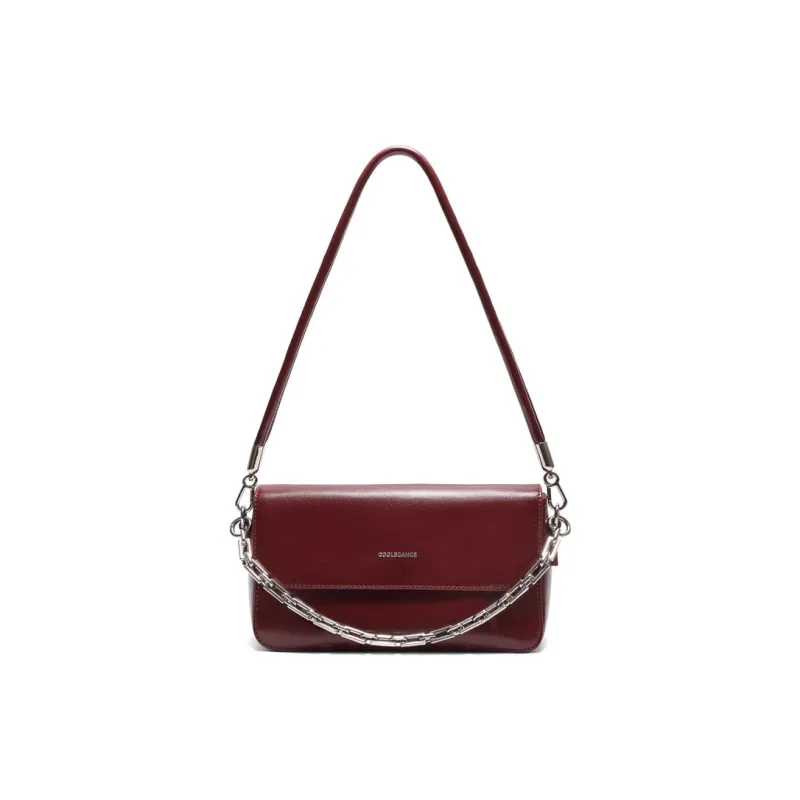 BELLE Cow Split Leather Bonded Synthetic Leather Shoulder Bag Crossbody Bag Medium Size Women's Multicolor-8