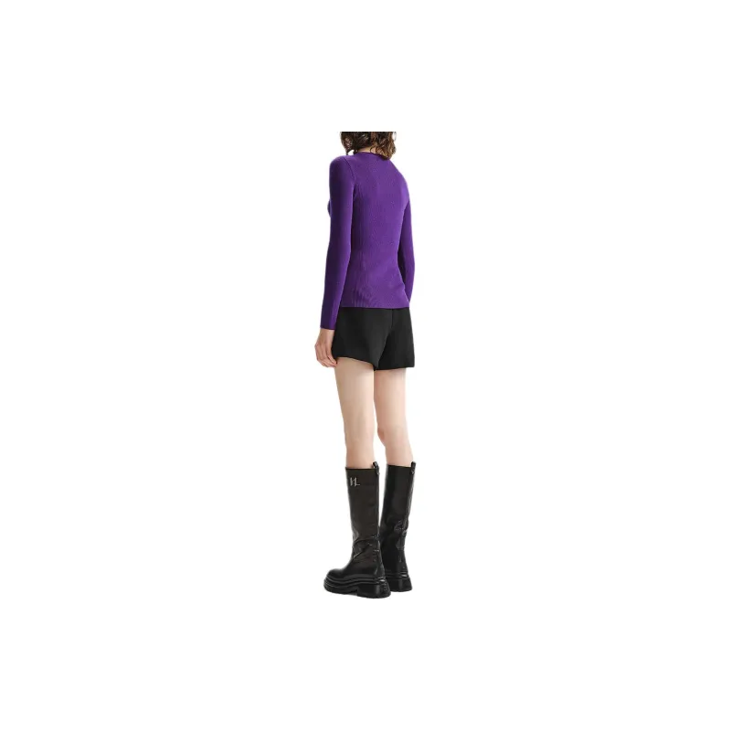 KARL LAGERFELD FW23 Sweater Women's Purple-3