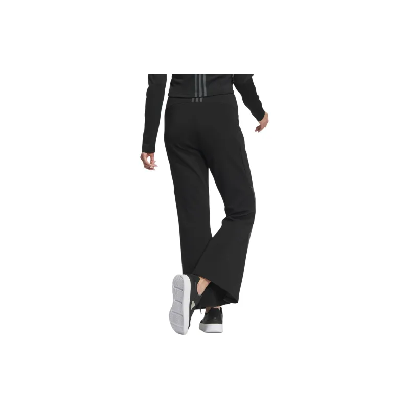 Adidas FLARED LEG KNIT JOGGERS Casual Pants Women's Black-2